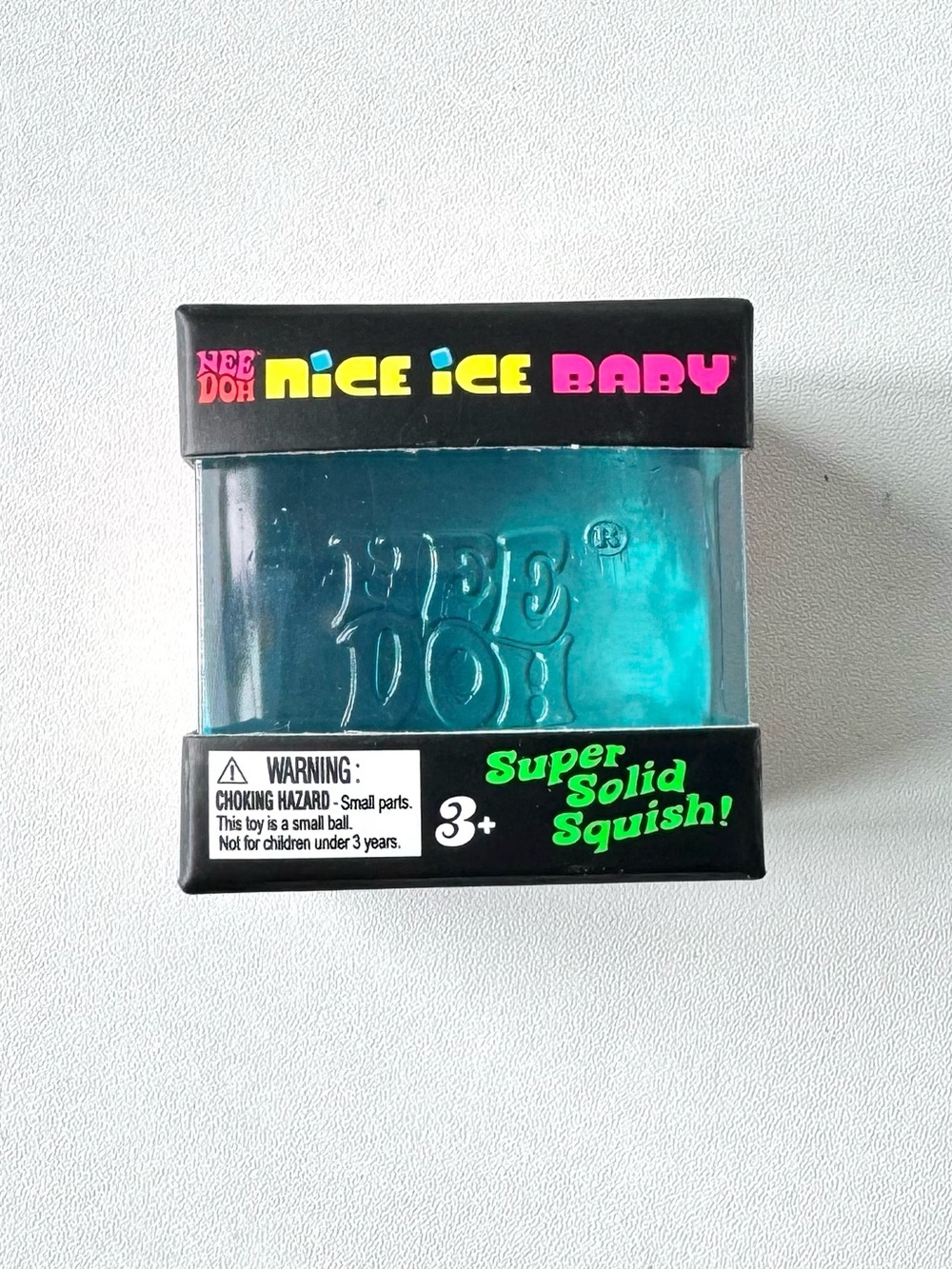 NEEDOH NICE ICE BABY-BLUE STRESS FREE SQUISHY TOY